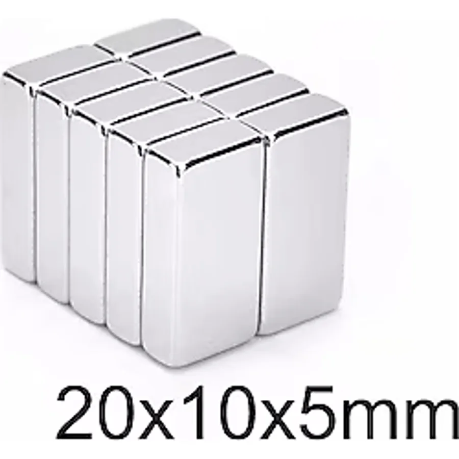 20X10X5Mm Neodyum Güçlü Mıknatıs - Neodim Magnet