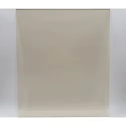 24.5 X 21.5 Yüksek Isıya Dayanıklı Şömine Kuzine Soba Camı 4 Mm - Seramik Cam Bal Rengi, Şeffaf