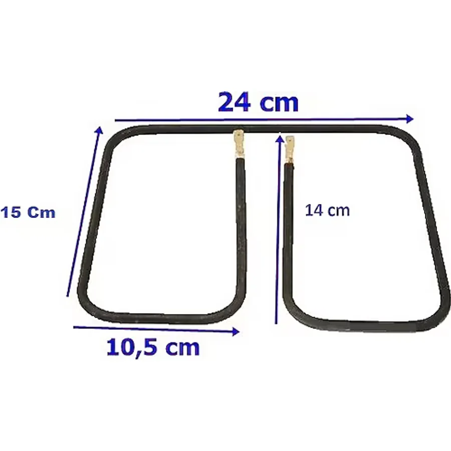24 x 15 cm Tost Makinesi Rezistansı 900 Watt - 110 V
