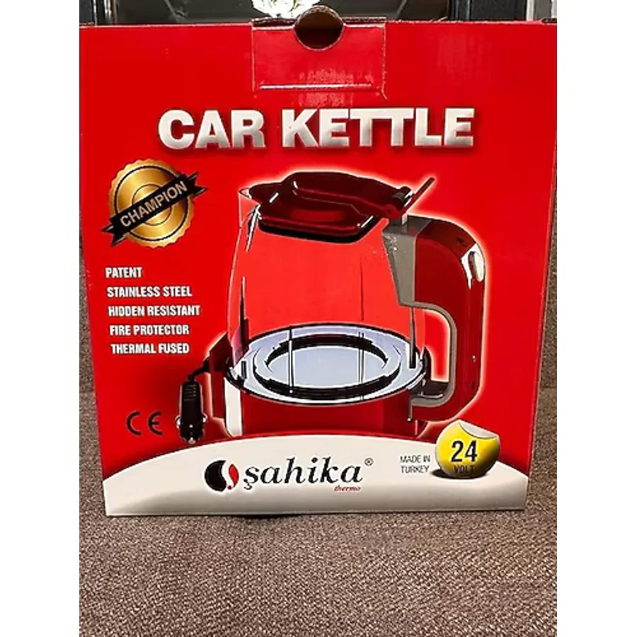 24V Oto Su Isıtıcısı Gizli Rezistans 750 ml Kırmızı