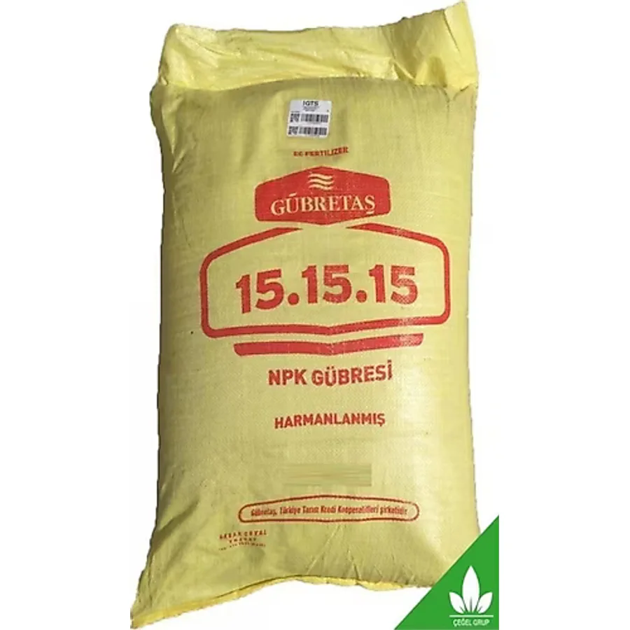 25 Kg 15 15 15 Kompoze Azot Fosfor Potasyum Kükürt Çinko Gübre