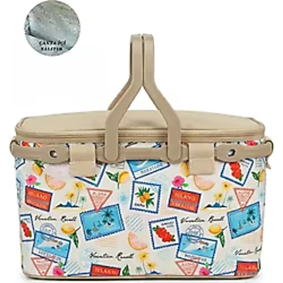 25 Lt Piknik Sepeti 1072 Picnic Bag Çok Renkli