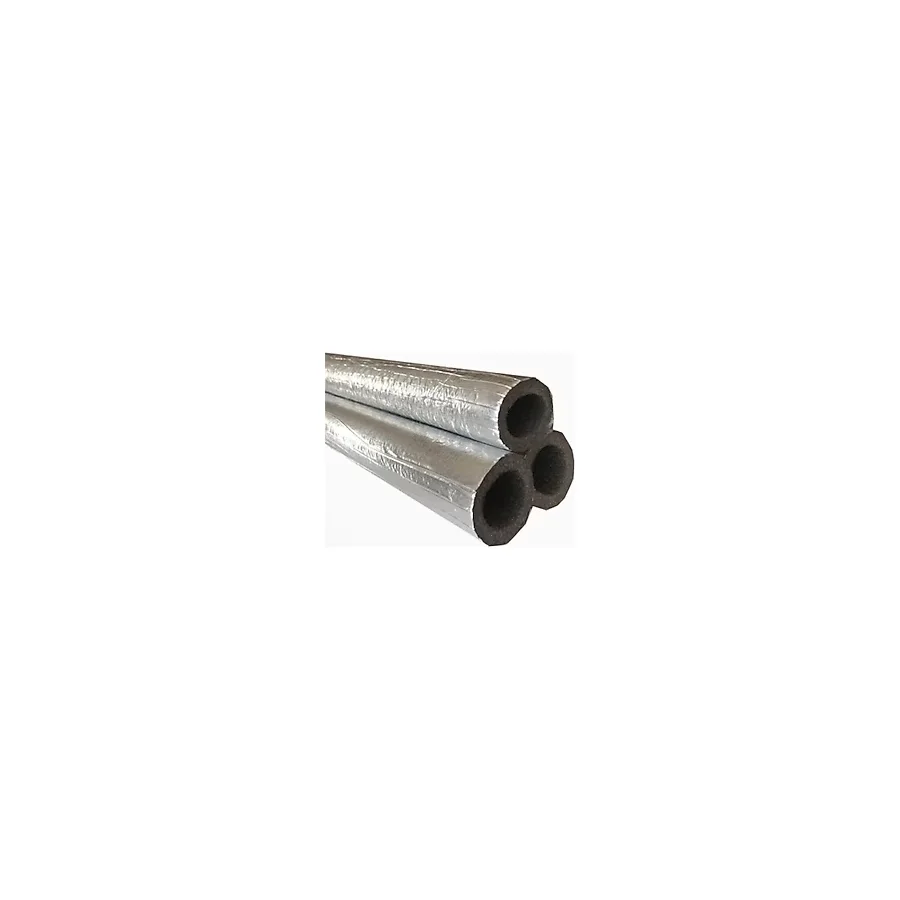 25 Mm Alüminyum Folyo Kaplı Polietilen Boru Boru Izolasyonu 28Mm 3/4