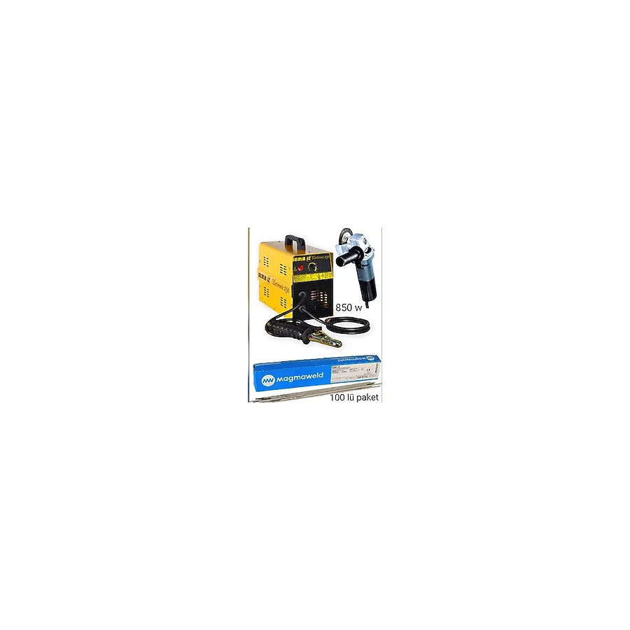 250 AMPER DEMİRİZ KAYNAK MAKİNESİ 850 V AVUÇ İÇİ 100 LÜ ELEKTROT HEDİYELİ