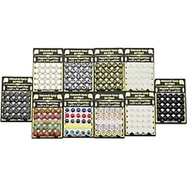 25PCS Takım Mıknatıslı Eşarp Şal Klipsi 1 Kart
