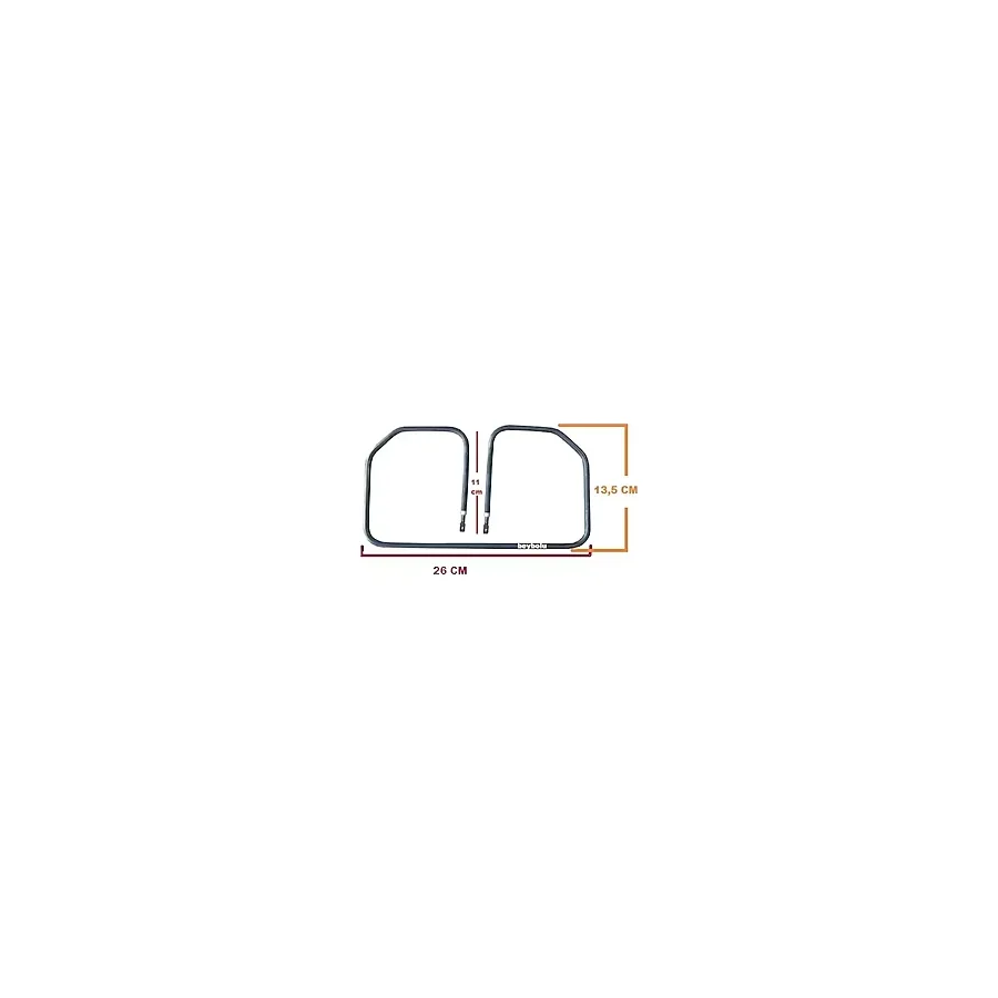 26 x 13,5 cm 900 Watt Tost Makinesi Rezistansı Seri Bağlantı Rezistans