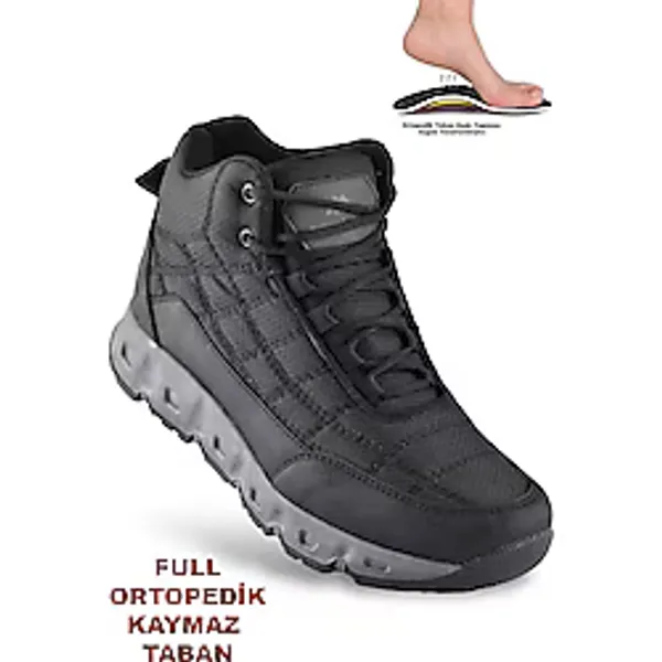 2602 Ortopedik Bagli Outdoor Erkek Bot Ayakkabi Gunluk Erkek Kislik Bot