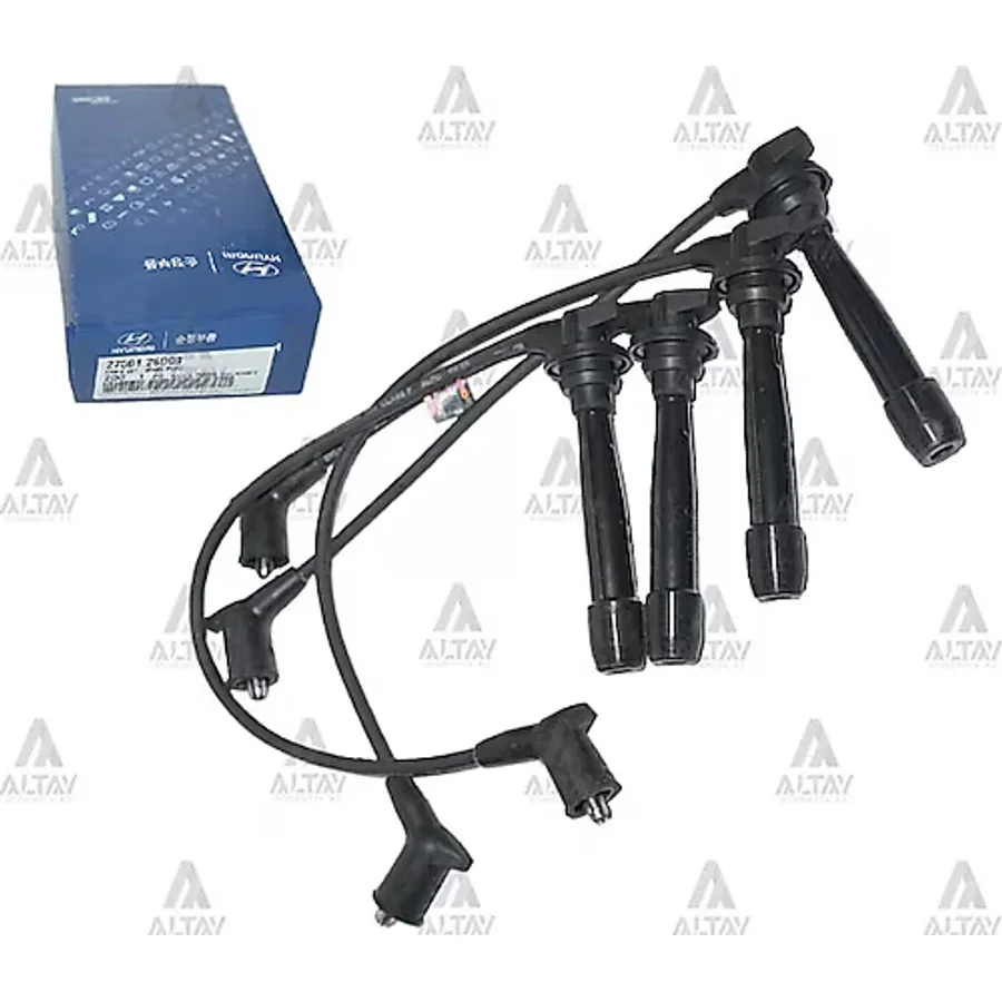 27501-26D00 Buji Kablosu Takım Accent 00-06 / Era 06= / Elantra 99= Matrıx / Getz 1.4 / Cerato / Rıo