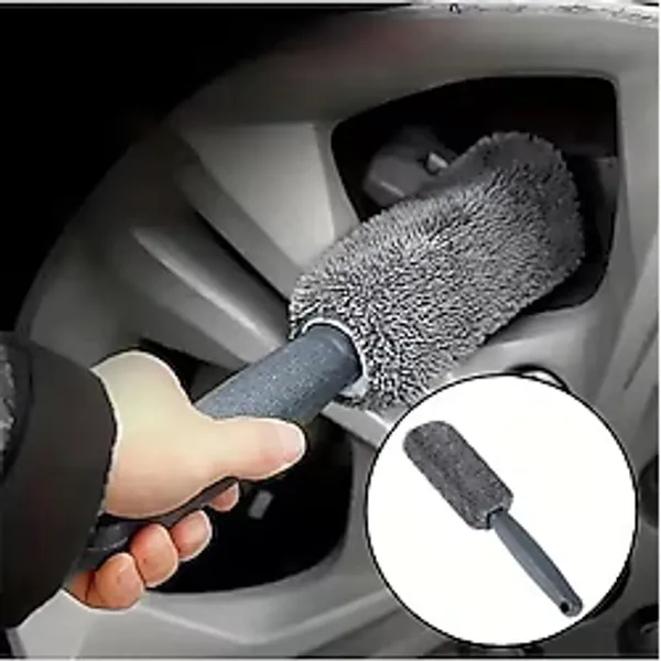 28 cm Mikrofiber Jant Temizleme Fırçası Yumuşak Çizmez Araba Motosiklet Lastik Yıkama Bakım Süngeri