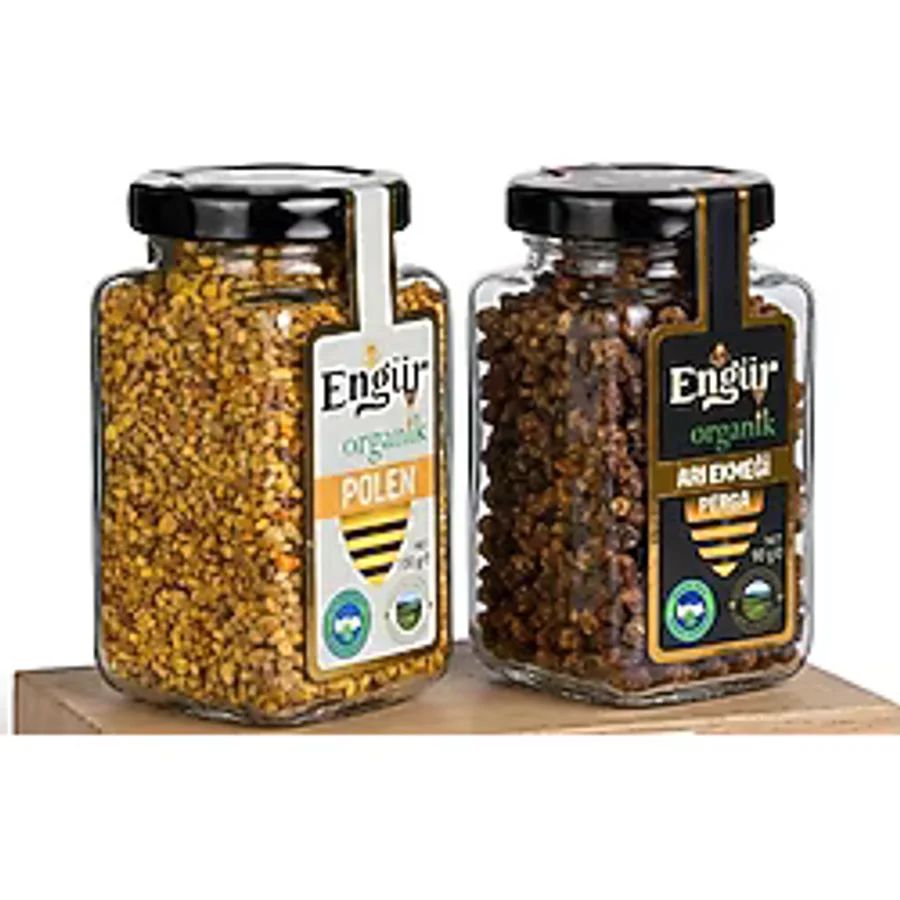 2li Set Engür Organik Arı Ekmeği 90 gr + Engür Organik Polen 100 gr - 455 gr