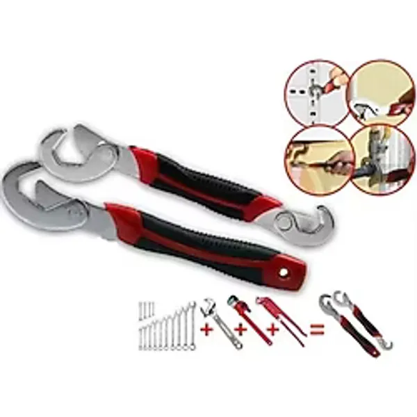 2li Set Her Vidaya Uyumlu Akıllı Anahtar Takımı 9-32mm Arası Tüm Vidalara Çok Amaçlı Boru Anahtarı