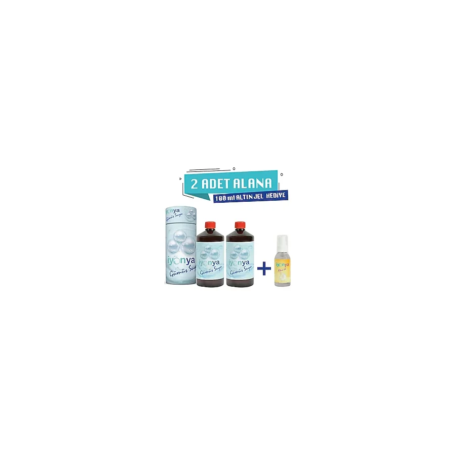 2Lt Gümüş Suyu 100Ml Altın Jel Hediye