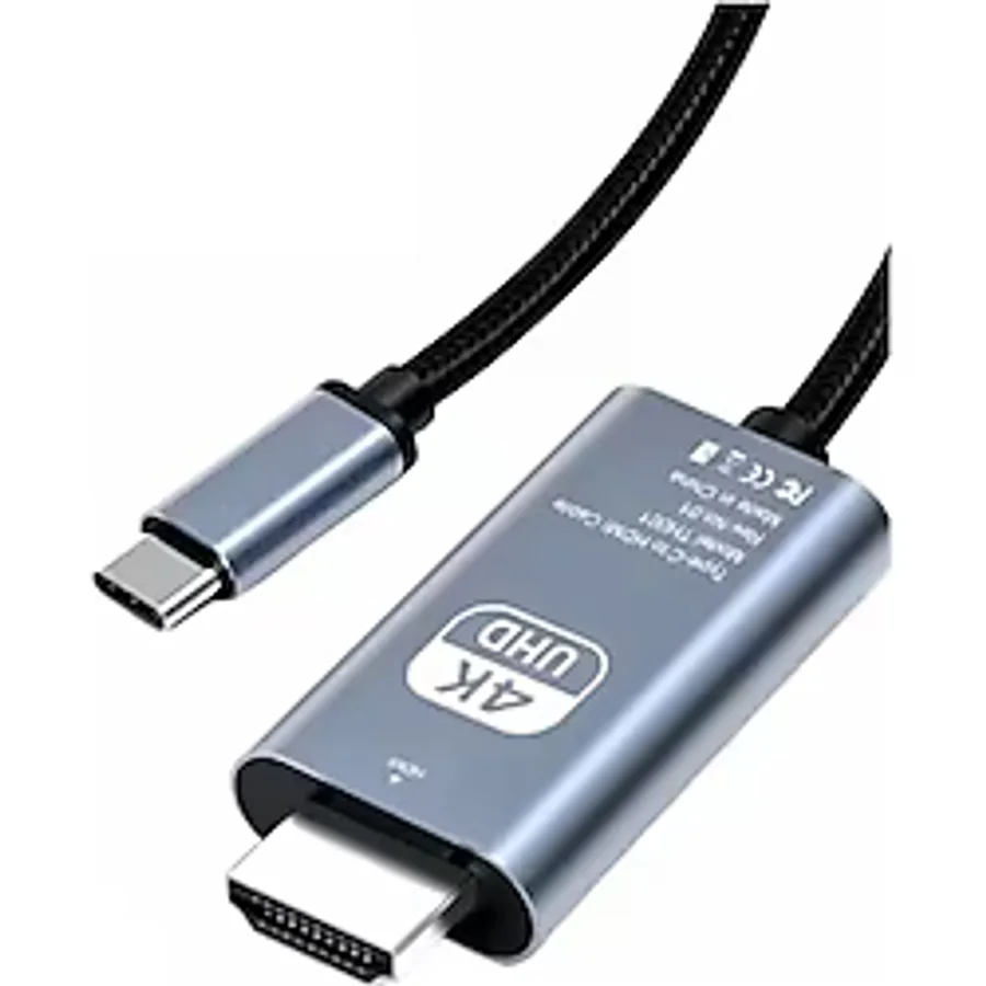 2M METRE HDMİ KABLO 4K 30 HZ FULL HD TV MONİTÖR UYDU ALICISI PC UYUMLU TYPE C TO HDMI KABLOSU