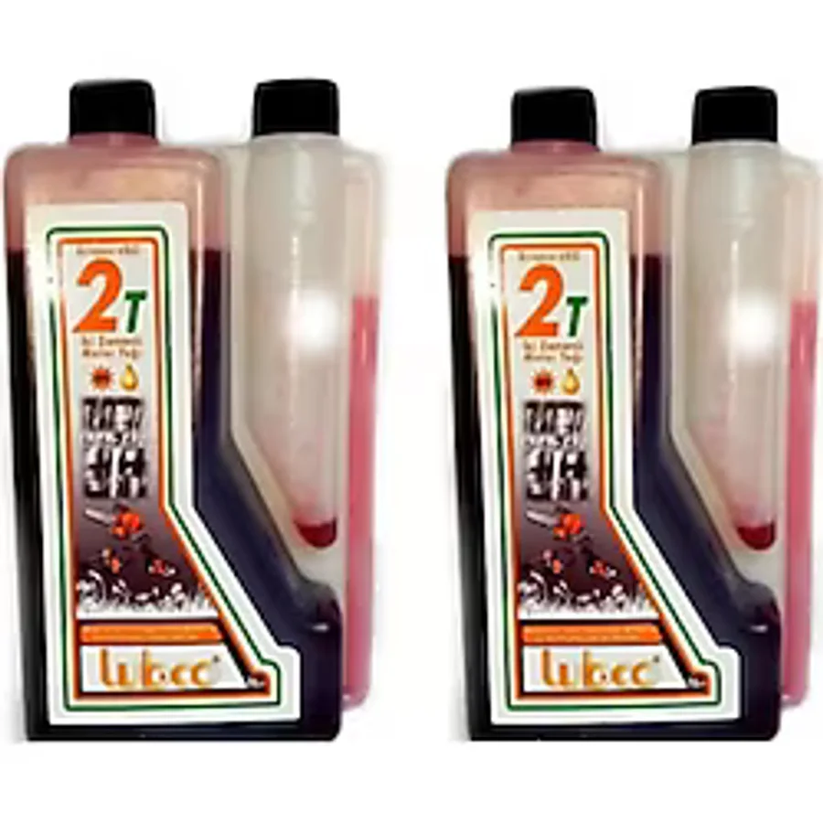 2t Yğ Kırmızı T 2 Zamanlı Motor Yağı Benzinli Testere Ve Tırpan Yağı 1 L X 2