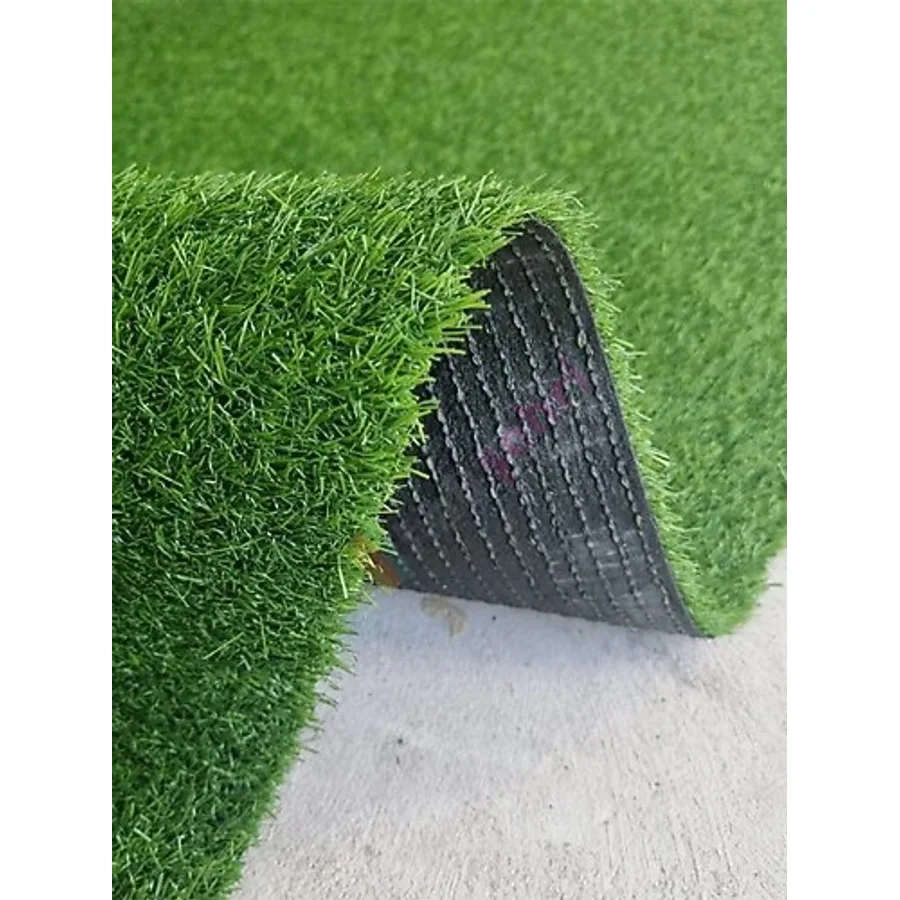 2x1 Metre Yapay Çim Halı, Lastik Taban, Yeşil Suni Halı, 7 mm Kalınlığında