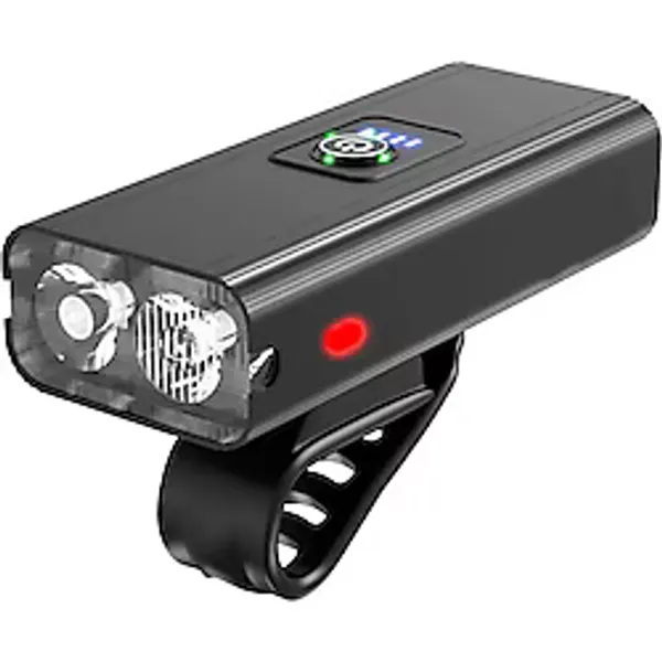2xXML-T6 LED Su Geçirmez Bisiklet Farı 2400Mah Pil
