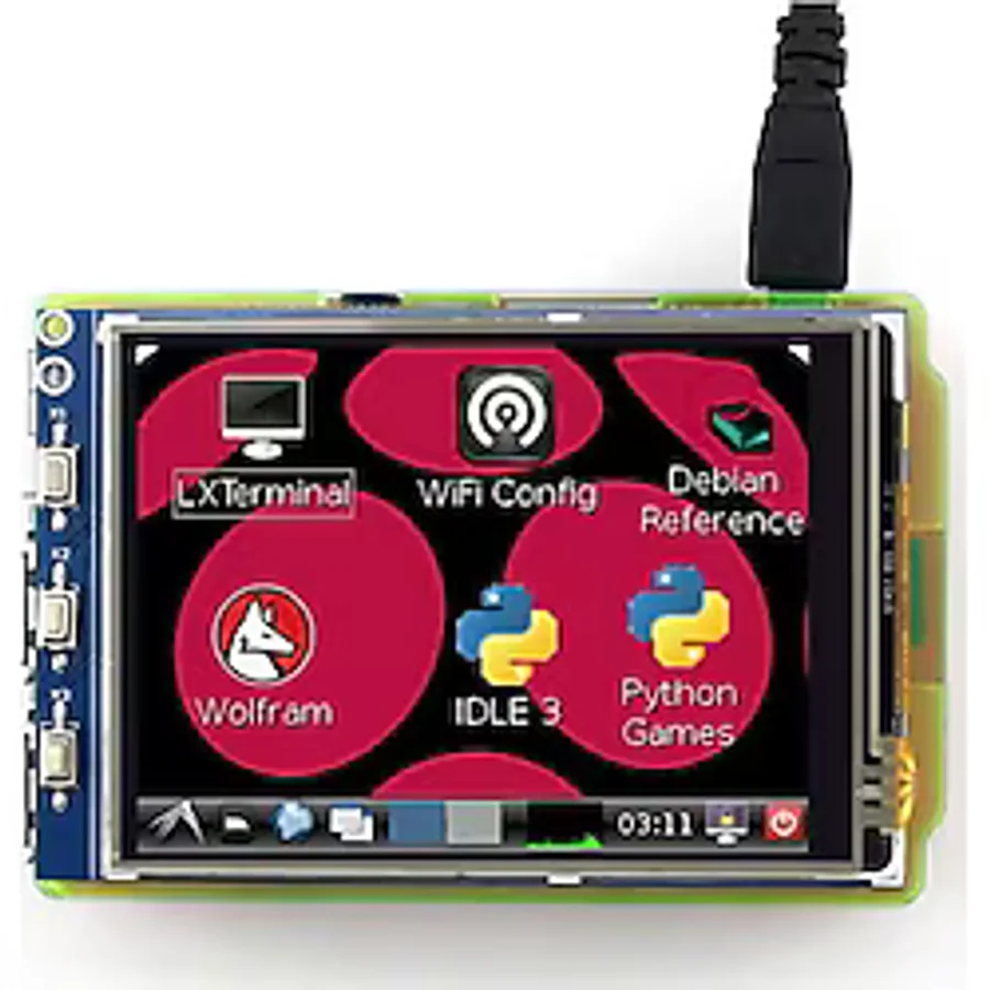3.2 Inch Raspberry Pi Dokunmatik Lcd Ekran (Birincil Ekran)
