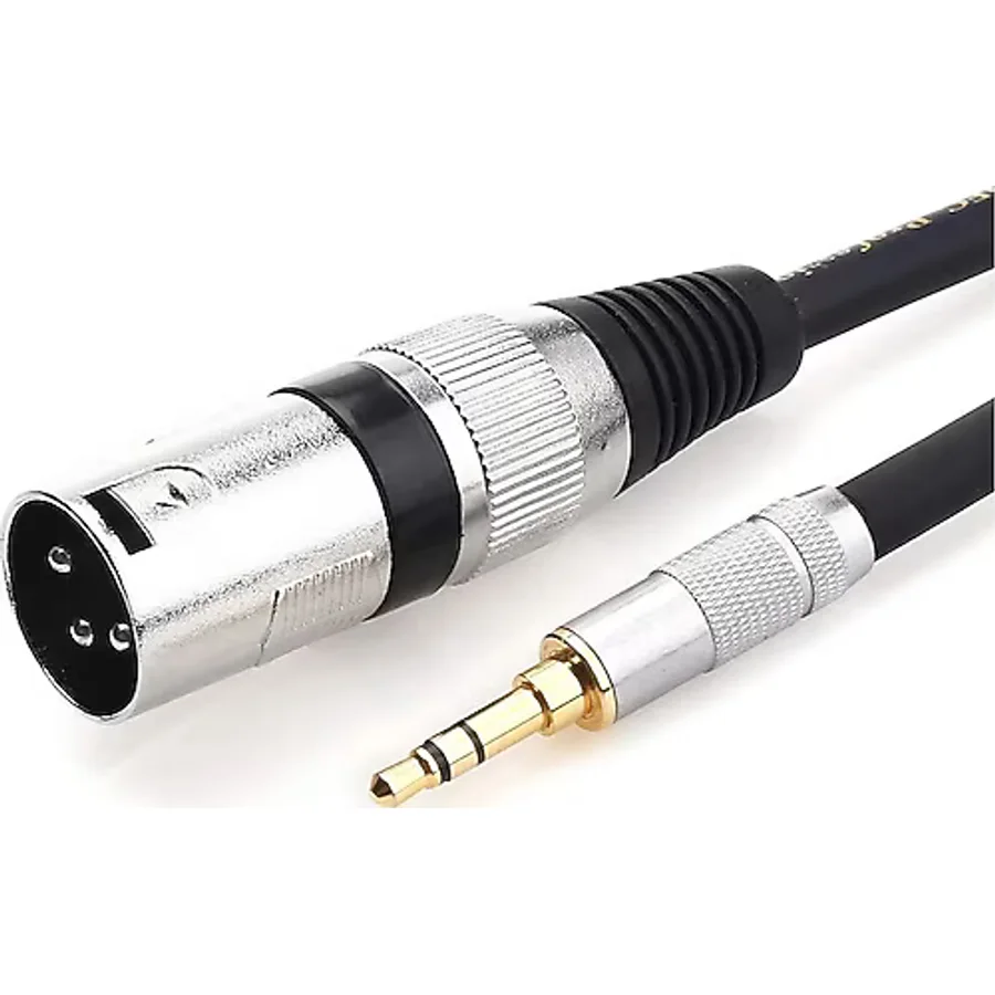 3.5 Mm Stereo To Xlr Erkek Kablo 1.5 Metre