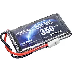 3.7 V 1S Lipo Batarya-Pil 350 mAh 25C - Mikro Drone Pili (Corby Drone ile Uyumlu)