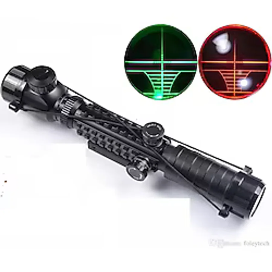 3-9x32 Eg Spike Zoomlu Av Tüfeği Dürbünü Ateşli Aletler Çift Işık Kaynaklı