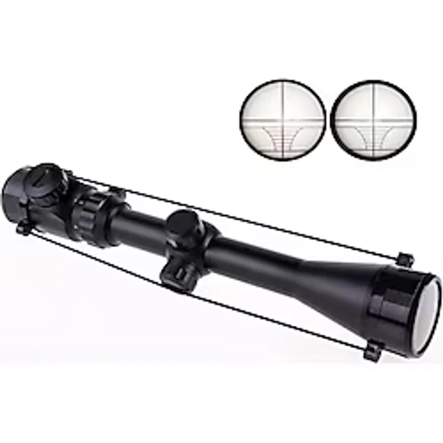 3-9x40 Nikula Zoomlu Çıft Işıklı Av Tüfeği Dürbünü Ateşli Aletler Montaj Kelepçeli