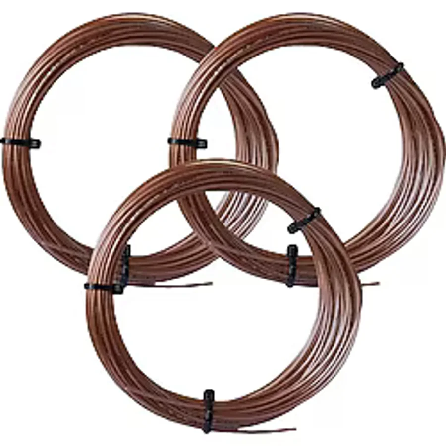 3 Adet Luxilon 125 Element Raket Kordajı 1,25 mm. Kordaj Bordo