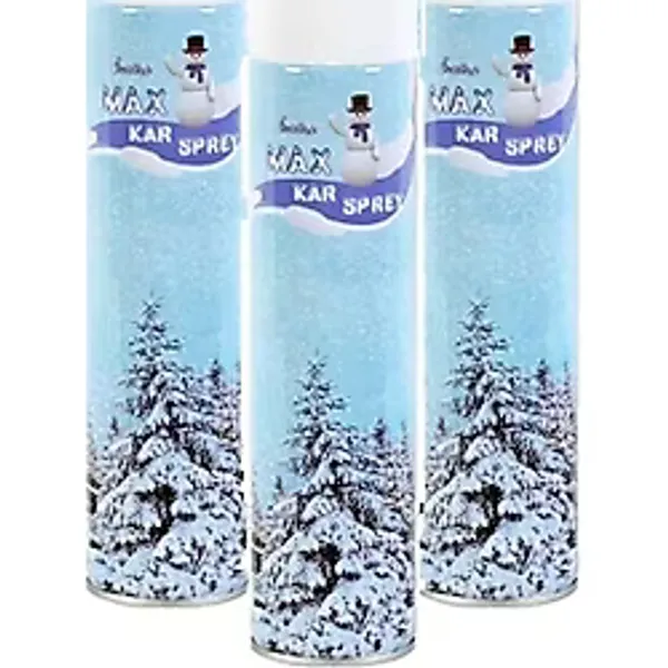 3 Adet Max Kar Köpüğü Spreyi, Eriyen Kar Taneleri, Parti Köpük Karı Yapar Kar Yağdıran Sprey 3X300 ml