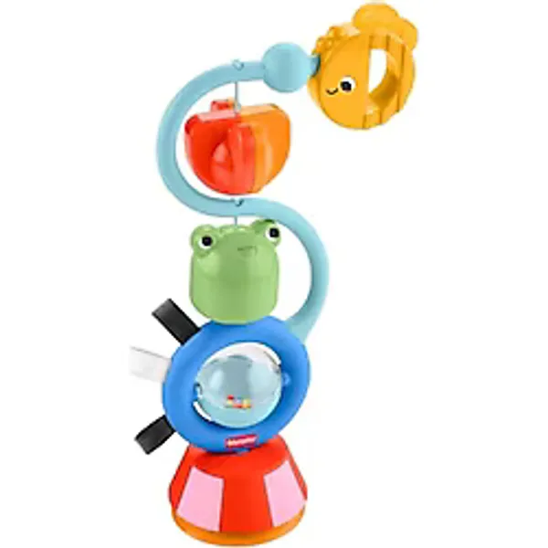 3 Ay ve Üzeri Bebekler İçin Fisher-Price Duyusal Gelişime Yardımcı Sesli ve Vantuzlu Mama Sandalyesi Oyuncağı, JHB46