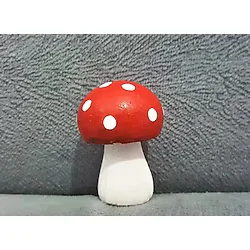 3 Boyutlu 4,4cm Mantar Silikon Kalıp K-687, Kokulu Taş Polyester Epoksi Alçı Mum Kalıbı