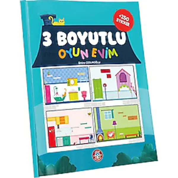 3 Boyutlu Stickerlı Oyun Evim - Özlem Durhat