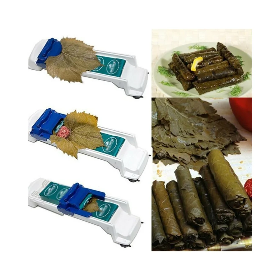 3 Kademeli Kalınlık Ayarlı Pratik Yaprak Sarma Makinesi