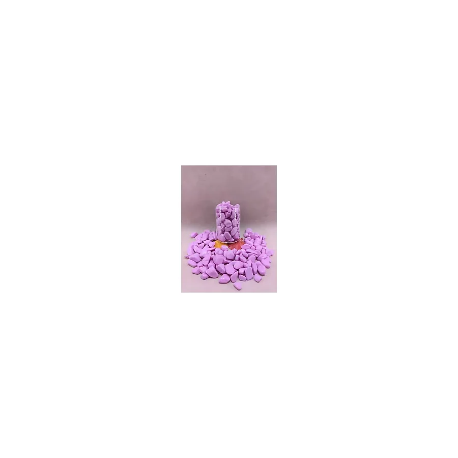 3 Kg Akvaryum Taşı Dekoratif Balık Akvaryumu Taşları (1-2 cm) Pembe