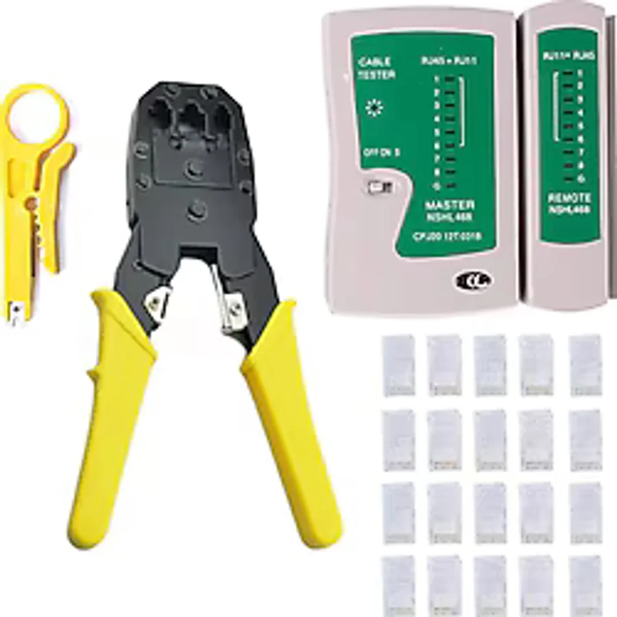 3 LÜ PENSE + TESTER + 100 ADET RJ45 NETWORK SETİ
