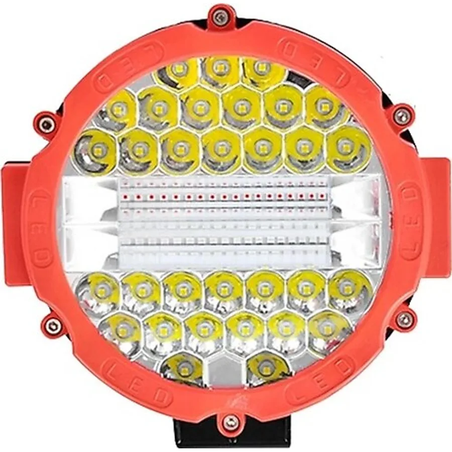 3 Modlu 3 Renk Kombo 51w Kırmızı Yuvarlak Off Road 12/24v Çalışma Tekne Lambası