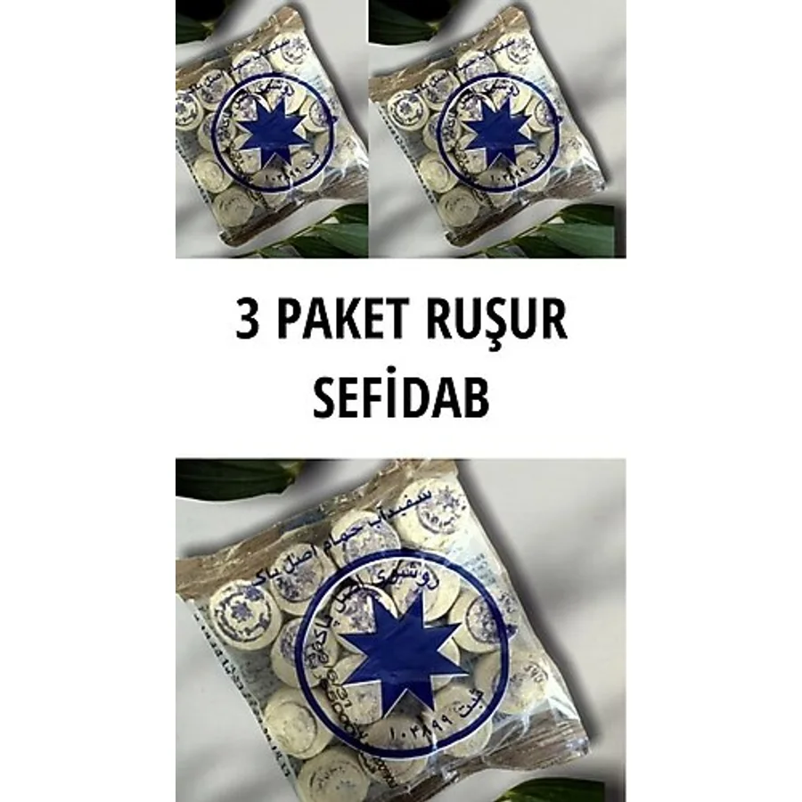 3 PAKET 400 gr Paketli Üts Kayıtlı Ruşur Taşı 13 Ve 16 Adet Arası