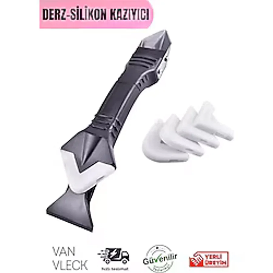 3'ü 1 Arada Derz Dolgu Kazıyıcı Ve Uygulayıcı Silikon Sıyırıcı
