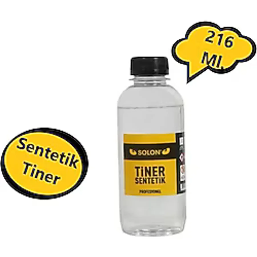 3 x Solon Sentetik Tiner 216 ml