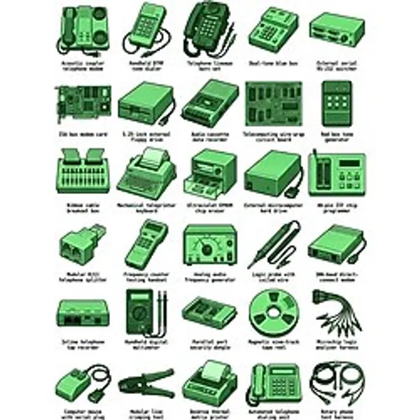 30 Adet Retro Bilgisayar Donanım Sticker Seti - Laptop Defter Telefon