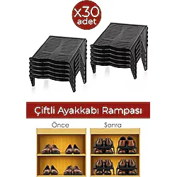 30'lu Çiftli Ayakkabı Rampası