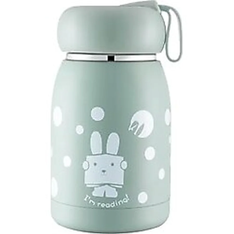 304 Çelik 320 ml Vakumlu Bebek Mama Saklama Termosu Mug cin493