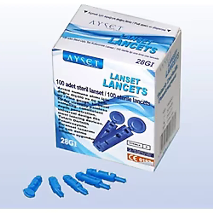 30G Lanset (Parmak Delme Iğnesi) Lancet 100 Adet