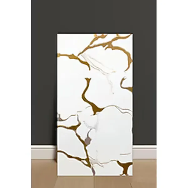 30X60cm Elit Gold Mermer Desen Yapışkanlı Banyo,tezgah arası kaplama Duvar Paneli Kağıdı TX-077