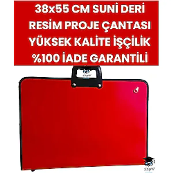 38X55 CM SUNİ DERİ Resim Proje Çantası Yüksek Kalite İşçilik %100 İADE GARANTİLİ Resim Dosya