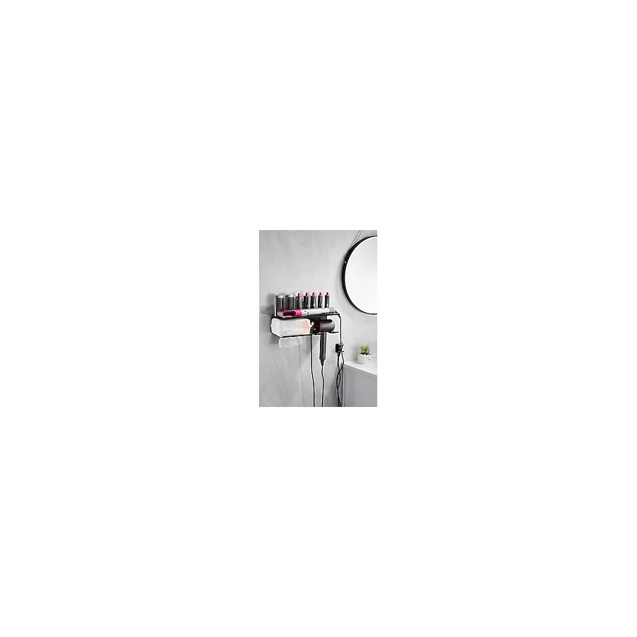 3art Metal Dyso-n Airwrap Stand - Saç Kurutma Makinesi Askısı - Banyo Rafı