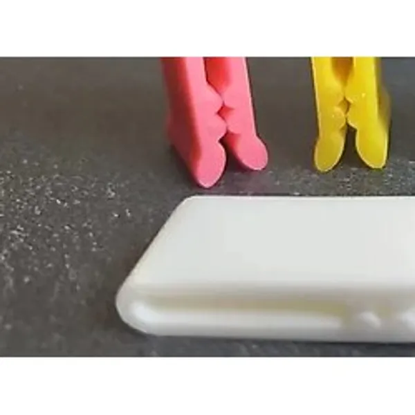 3D Baskı Çok Amaçlı Poşet Ağzı Kapatma Klipsi 20'Li Set Gıda Poşeti Ve Kablo Sıkıştırıcı Klips - Beyaz
