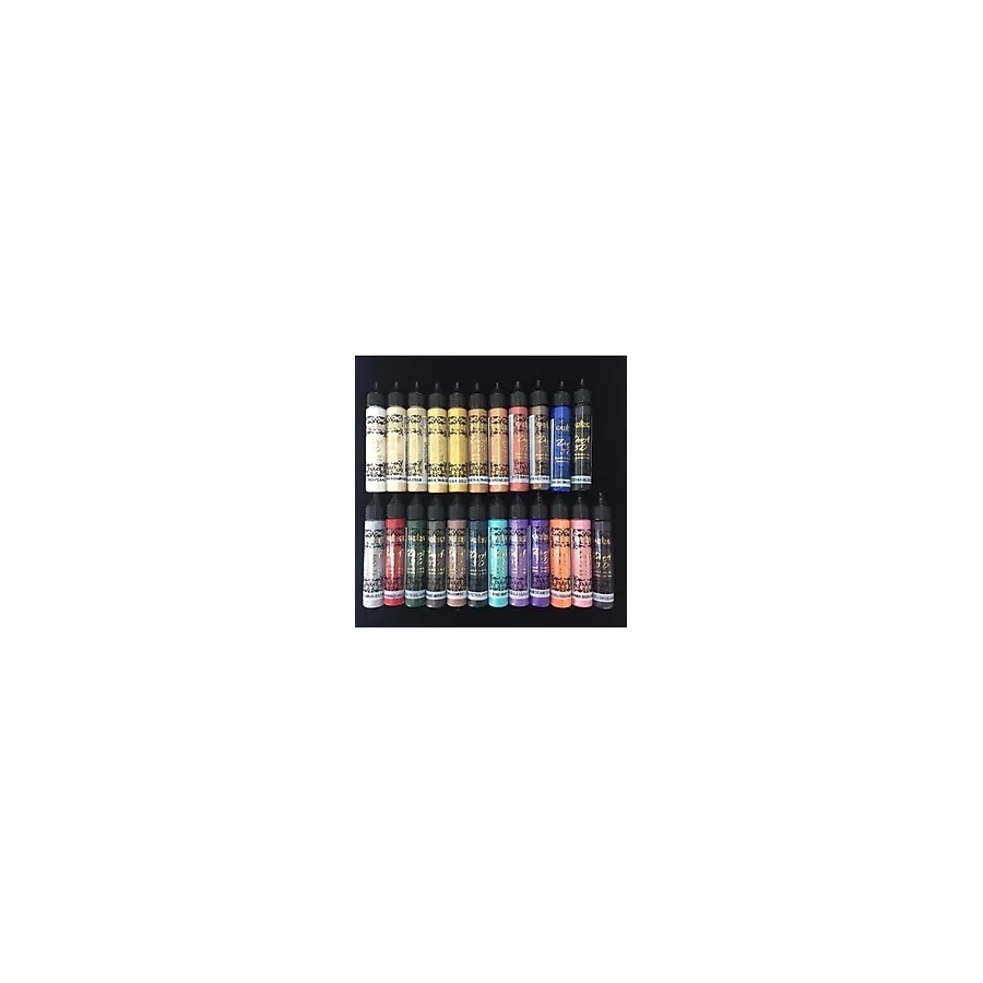 3d Boncuk Boya 23 Lü Set - Boyutlu Boya 25 Ml X 23 Adet