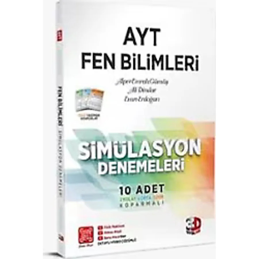 3D Yayınları AYT Fen Bilimleri Simülasyon Denemeleri