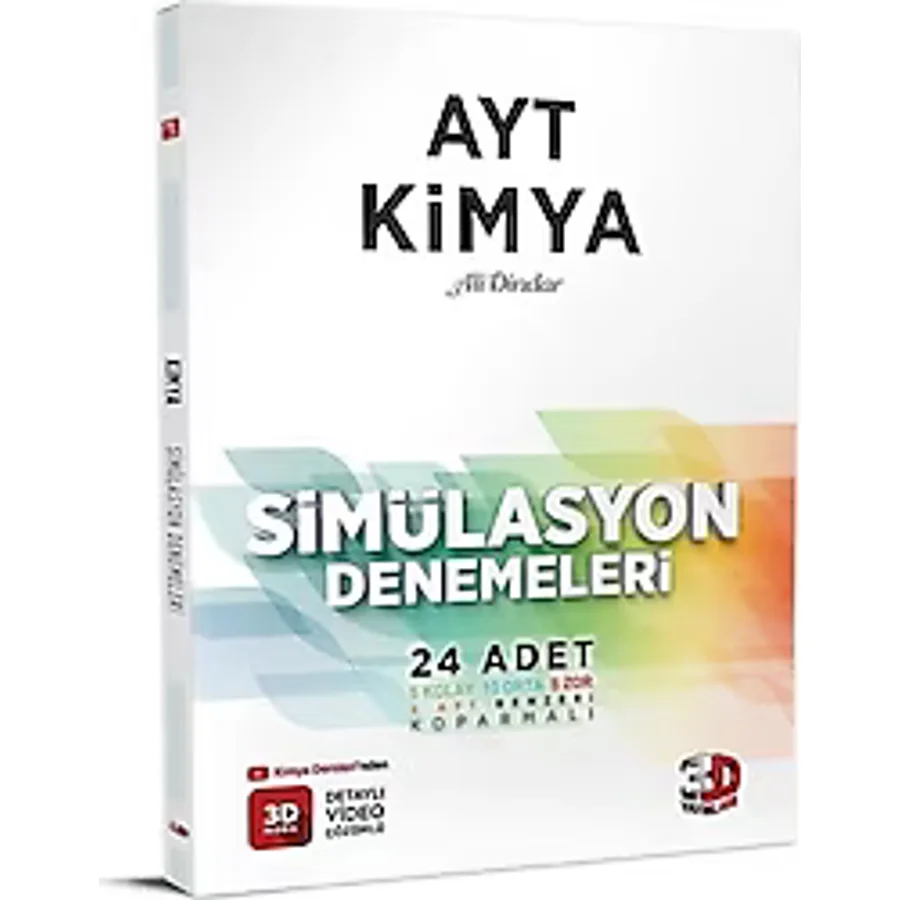 3D Yayınları AYT Kimya Simülasyon Denemeleri