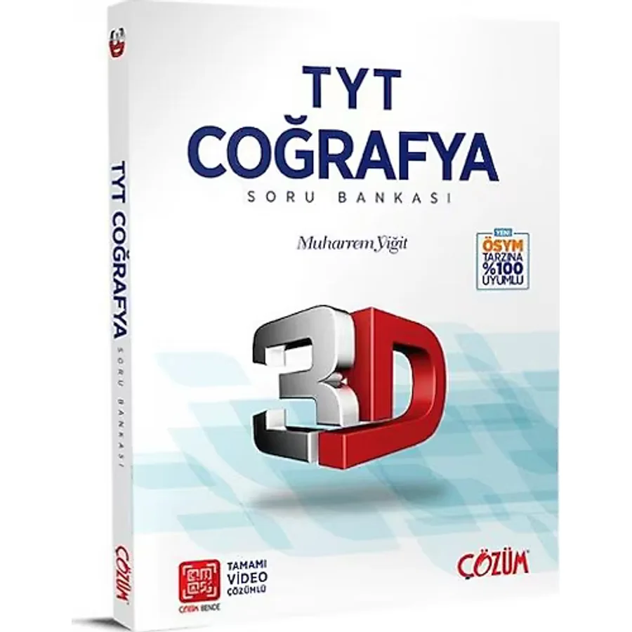 3D Yayınları TYT Coğrafya Soru Bankası
