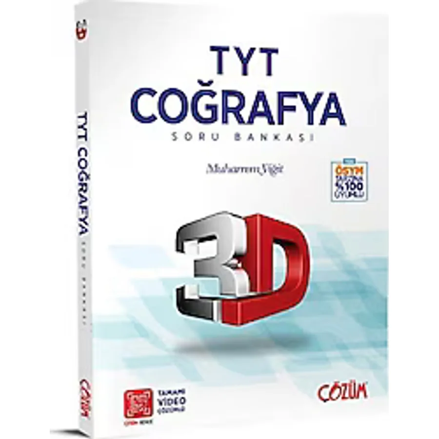 3D Yayınları TYT Coğrafya Soru Bankası